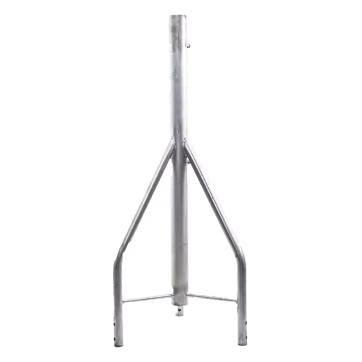 Tramo de Remate / Copete, tubo industrial 1 1/4 con tubo central 2 3/8, galvanizado por electrólisis.