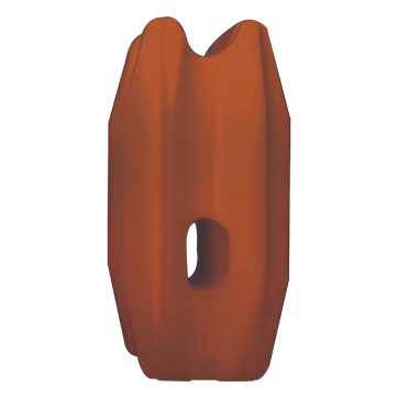 Aislador de color Naranja para postes de esquina de alta Resistencia con Anti UV de uso en cercos eléctricos