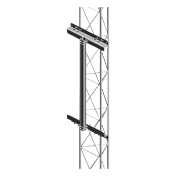 Mástil Robusto de 1 metro para Instalación en torre de tramo STZ30G, STZ35G y STZ45G (Galvanizado por Inmersión en Caliente).