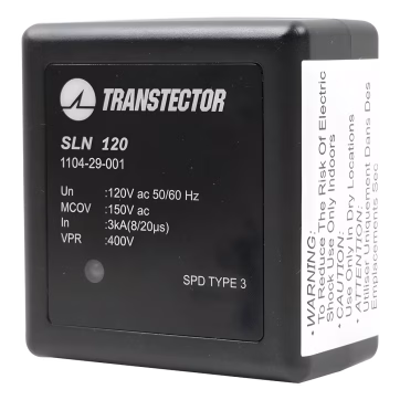 Protector Contra Descargas Eléctricas Para 120 Vac de Clavija 5-15R Convencional de Tecnología SASD Diodo Avalancha de Silicio