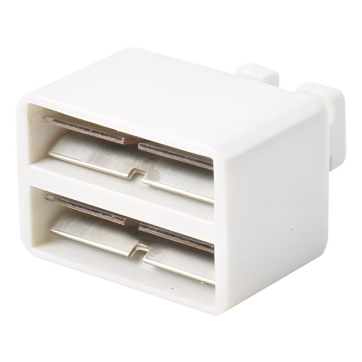 Clip de Puente, Para Uso con Regletas S66 de Siemon, de 1 par, Color Blanco