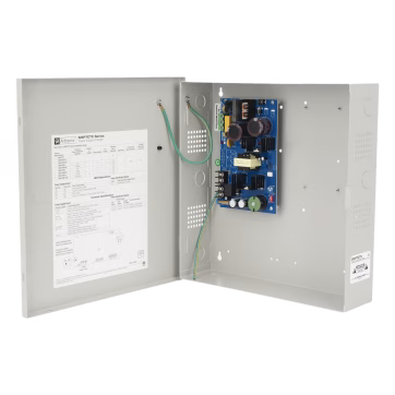 Fuente de poder de 12 VCD o 24 VCD a 6 Amp. Ideal para aplicaciones de potencia.