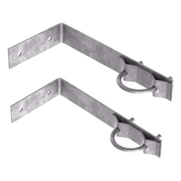 Juego de Herrajes de Pared para Sujeción de Mástil (2 piezas).