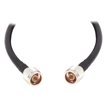 Jumper con Cable LMR400 con Conectores N Macho / N Macho de 1.5 metros.