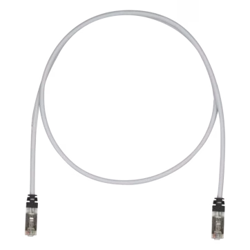 Patch Cord Cat6A, Blindado S/FTP, CM/LS0H, 3ft, Color Gris