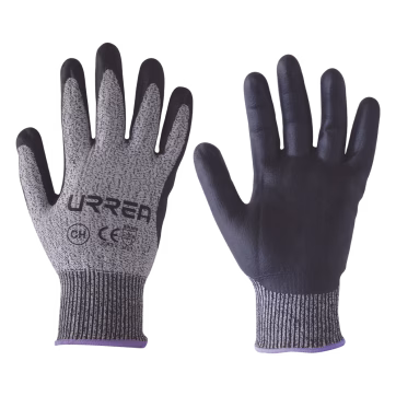 Guantes talla mediana supraneema con recubrimiento de nitrilo.