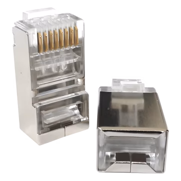Conector RJ45 para Cable FTP/STP Categoría 5E – Blindado sin pin a tierra