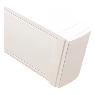 Tapa final en color blanco de PVC auto extinguible,  para canaleta TEK100 (5591-02001)