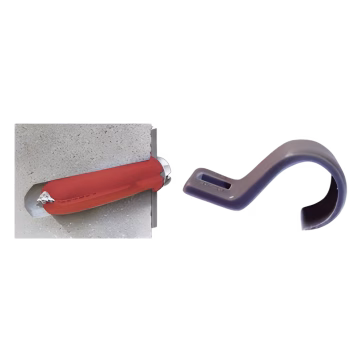 Kit de 3 grapas, 3 taquetes Y 3 tornillos para sujetar conductores redondos o tubo en muro (para tubería de 3/4)  (2105-07240)