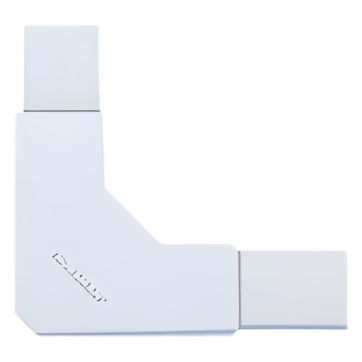 Sección en L blanco de PVC auto extinguible, para canaletas TMK1020, TMK1020SD, TMK1020CD (5130-02001)