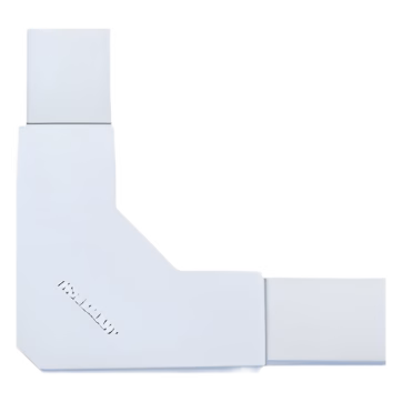 Sección en L color blanco de PVC auto extinguible, para canaleta TMK1720 (5230-02001)