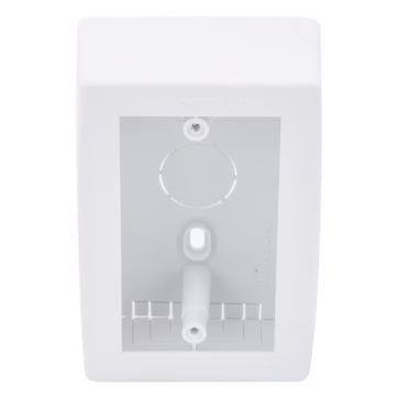 Caja de Registro Universal, color blanco de PVC auto extinguible (7902-02001)