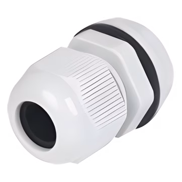 Conector Plástico Tipo Glándula para Cable de 4 a 8 mm de Diámetro.