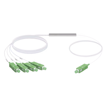 UFiber Splitter (Divisor Óptico) PLC 1 x 4, con conectores SC/APC