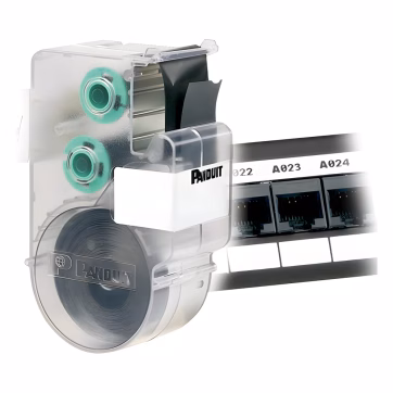 Casete de Etiquetas para Línea Ultimate ID de Panduit, Material Poliéster, no Adhesivas, Rollo de 7.6m, Color Blanco