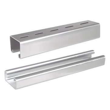 Unicanal liso 4×2, 3000 mm, con acabado ElectroZinc