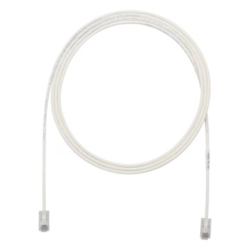 Cable de Parcheo UTP Cat6A, CM/LSZH, Diámetro Reducido (28AWG), Color Blanco Mate, 3ft