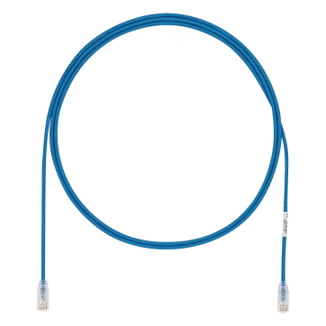 Cable de Parcheo UTP Cat6A, CM/LSZH, Diámetro Reducido (28AWG), Color Azul, 3ft