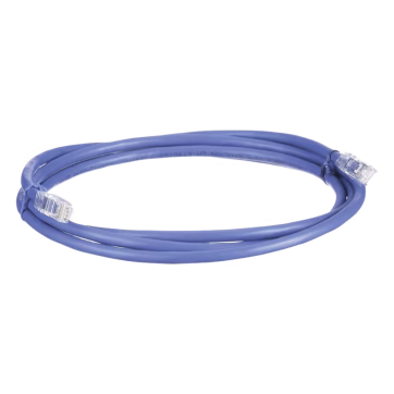 Cable de Parcheo UTP, Cat6A, 24 AWG, CM, Color Azul, 5ft