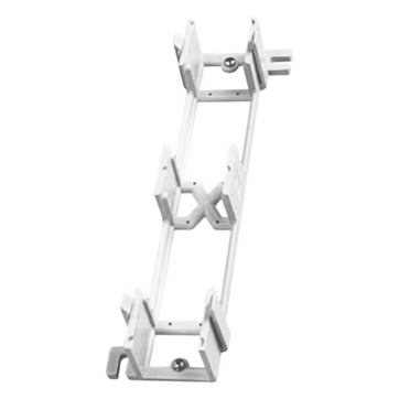 Montaje de Pared para Panel de Parcheo de 12 puertos, Color Blanco