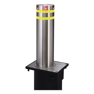 Pilona o Bolardo Neumático / 100% Acero Inoxidable / Alta Velocidad / 275MM Diámetro / Acabado de Lujo
