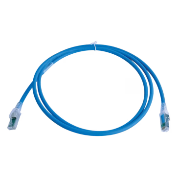 Patch Cord Z-MAX Cat6A S/FTP, CM/LS0H, 5ft, Color Azul, Versión Bulk (Sin Empaque Individual)