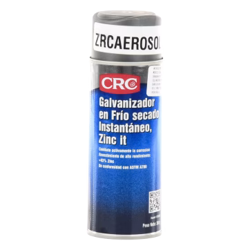 Compuesto Zinc en Aerosol  para Retoque de Piezas Galvanizadas por Inmersión en Caliente (12 oz.).
